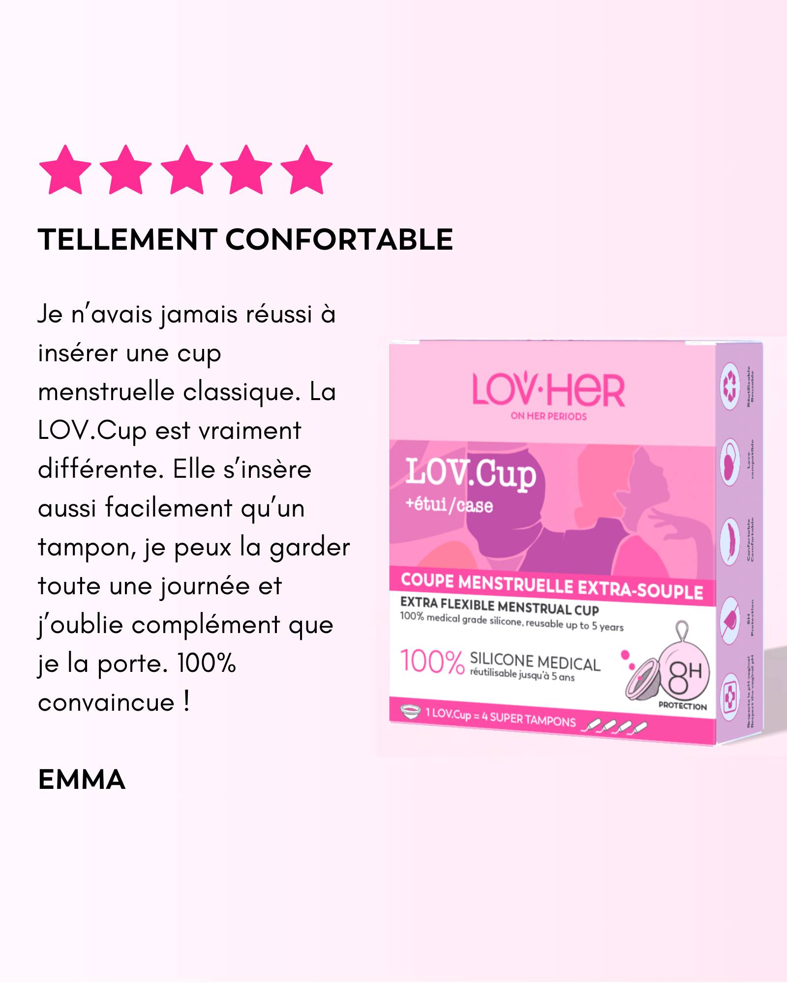 LOV.CUP : disc-cup menstruel